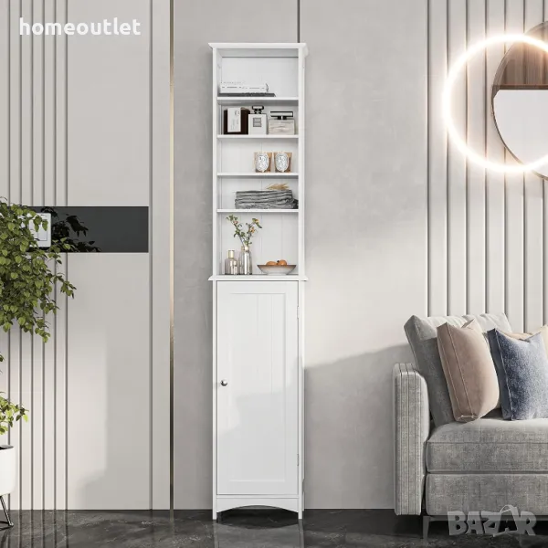 ПРОМОЦИЯ Подов шкаф за вертикално съхранение в бяло 10BHHFCC01WH, снимка 1