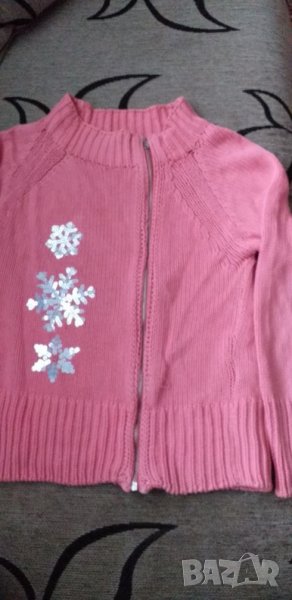 Детска плетена жилетка, размер 6-8, снимка 1