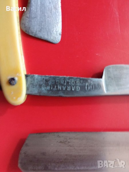 Два броя солингени и сгъваемо ножче ножче антикварни , снимка 1