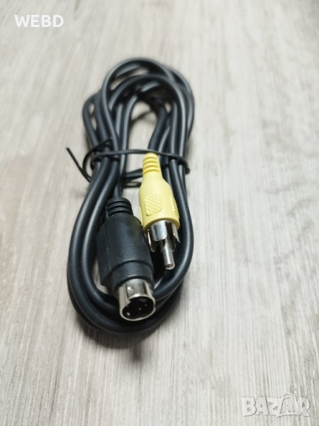 Кабел S-video 4 пин M-RCA M 1M, снимка 1