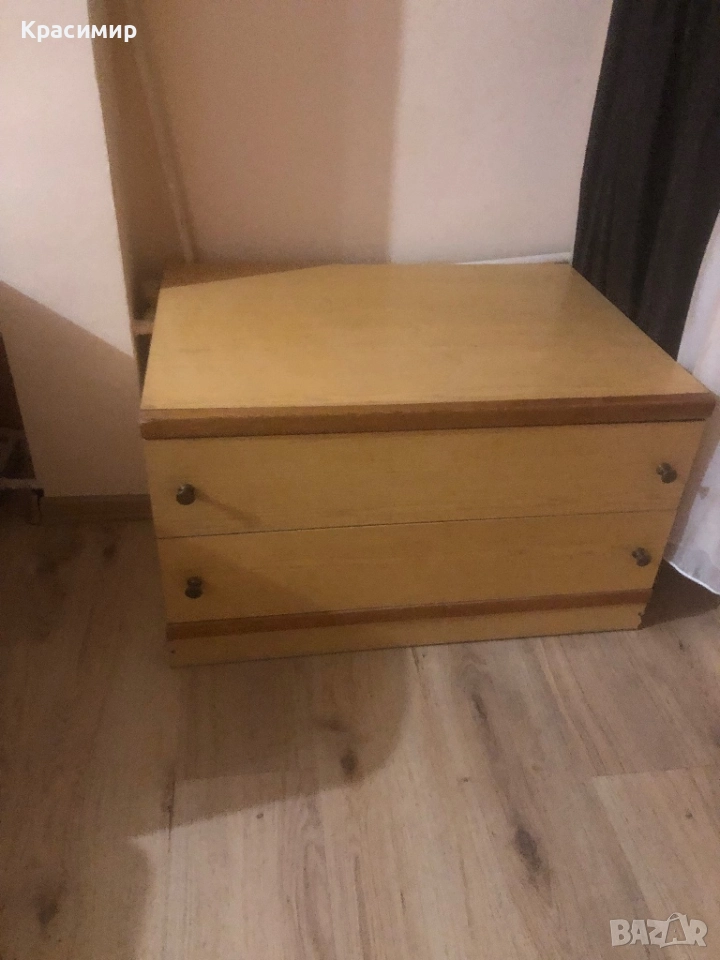 Шкаф с две големи чекмеджета, снимка 1