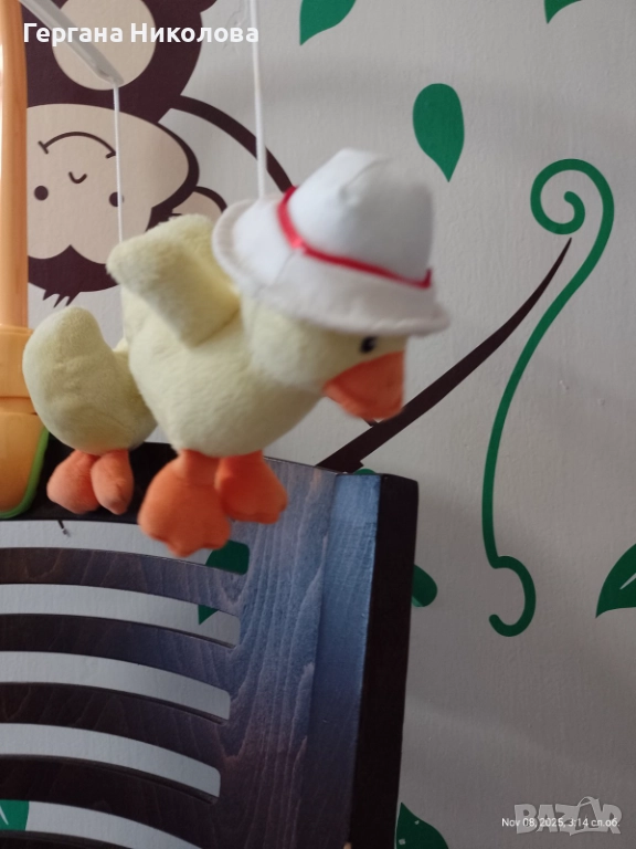 Музикална играчка за кошара с подарък допълнителни на бебешки играчки, снимка 1