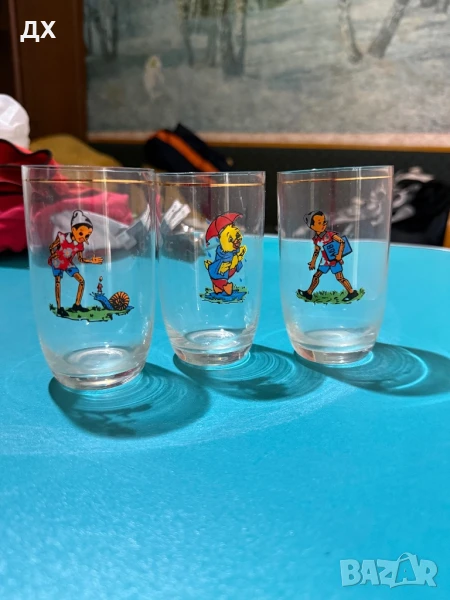 Комплект 3 ретро чаши, снимка 1