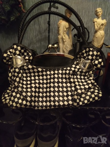 Дамска чанта естествена кожа РАЗПРОДАЖБА, снимка 1