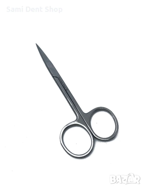 Хирургична права ножица от стомана – за дентални процедури, снимка 1