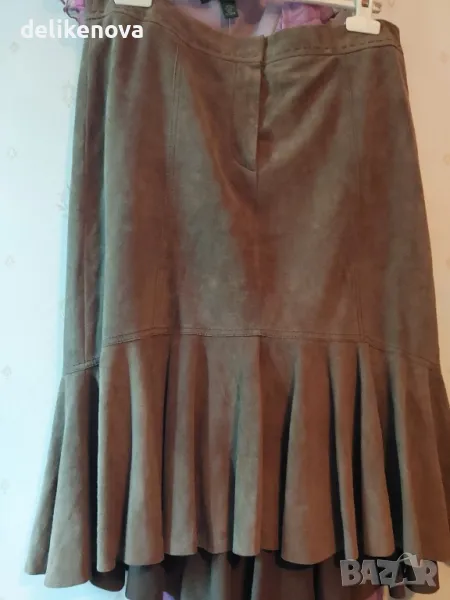 MARCCAIN Original Size M 100% Велур Прекрасна пола, снимка 1