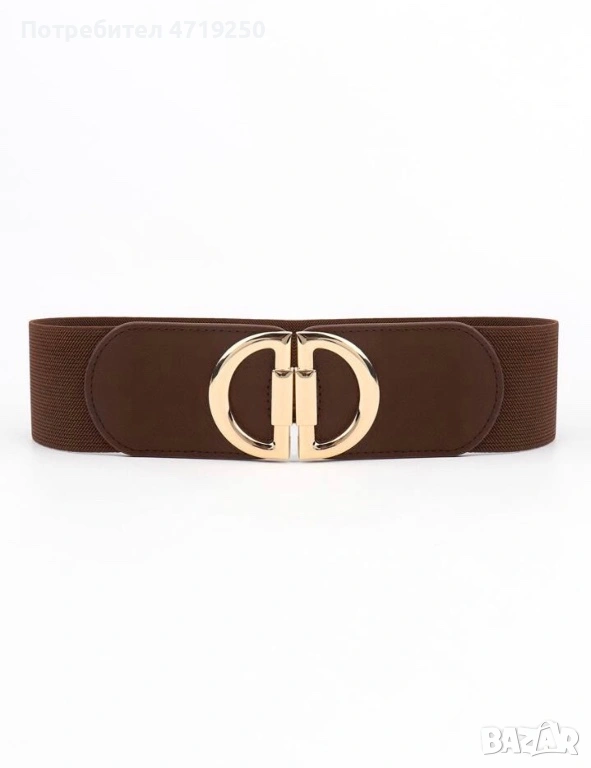 Дамски колан кафяв цвят , снимка 1