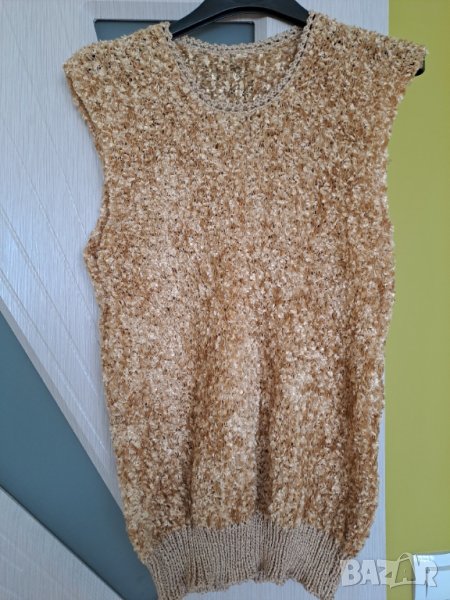 Дамски елек плетен от букле, снимка 1