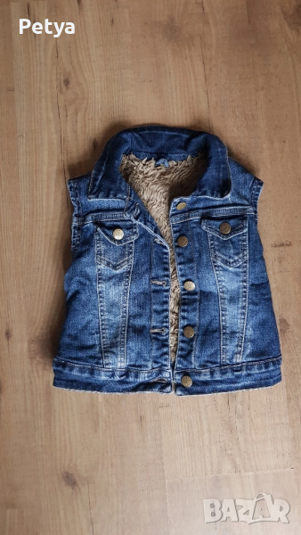 Детски дънков елек 2-3год, снимка 1