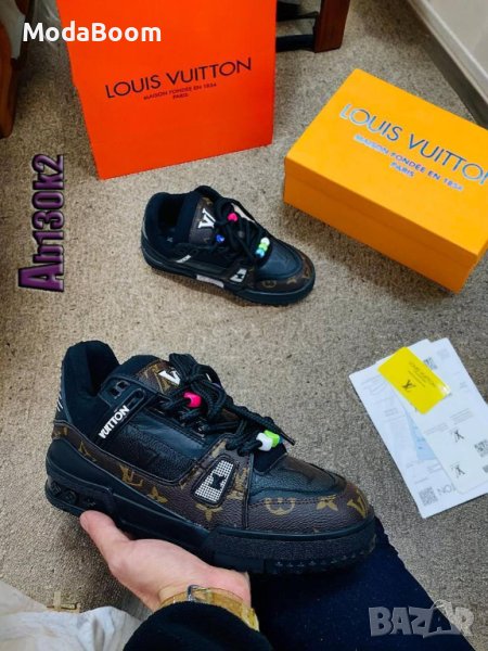 🤩🖤Louis Vuitton уникални черни дамски обувки🖤🤩, снимка 1