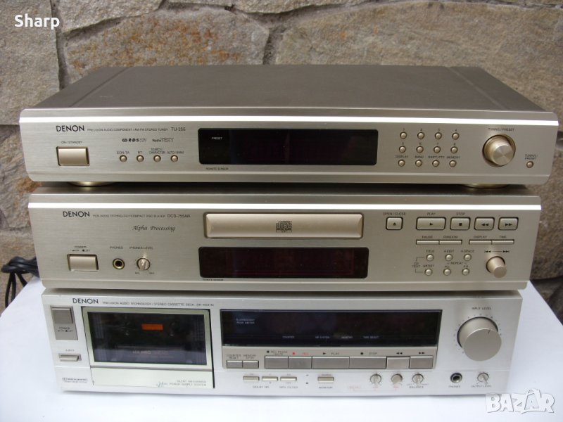Denon тунер TU-255 шампанско, снимка 1