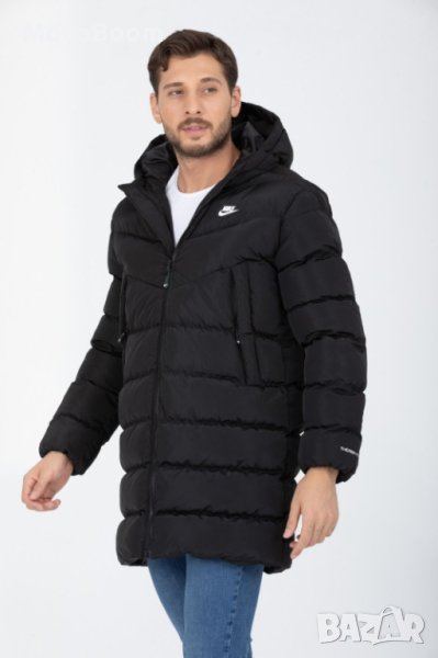 ✔️Nike зимно мъжко дълго черно яке Найк✔️, снимка 1