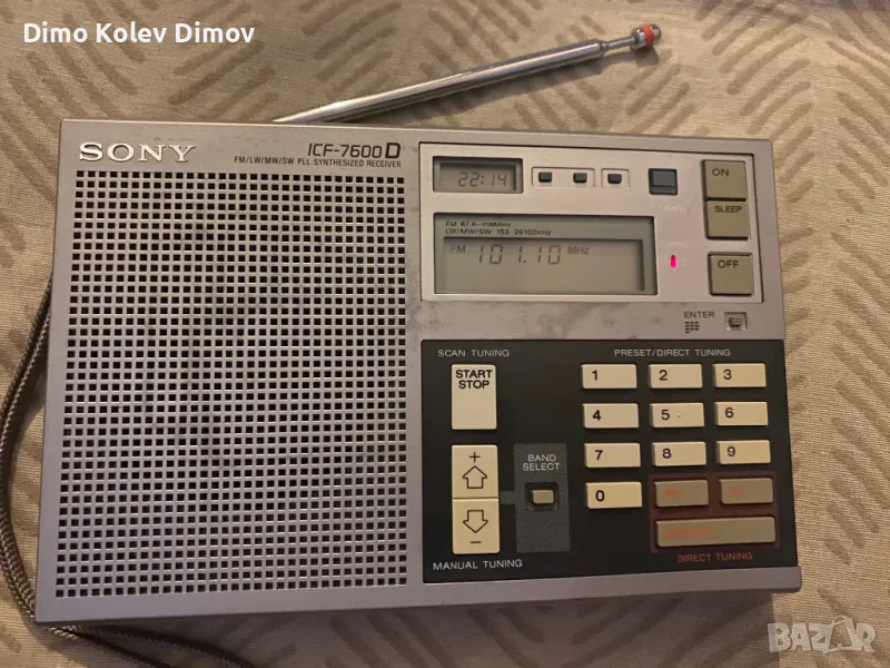 SONY ICF 7600 D, Радио, Транзистор. Japan 🇯🇵 , снимка 1