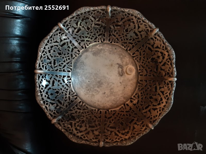 Посребрен съд., снимка 1