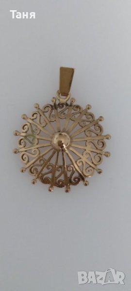 Масивен златен медальон, снимка 1