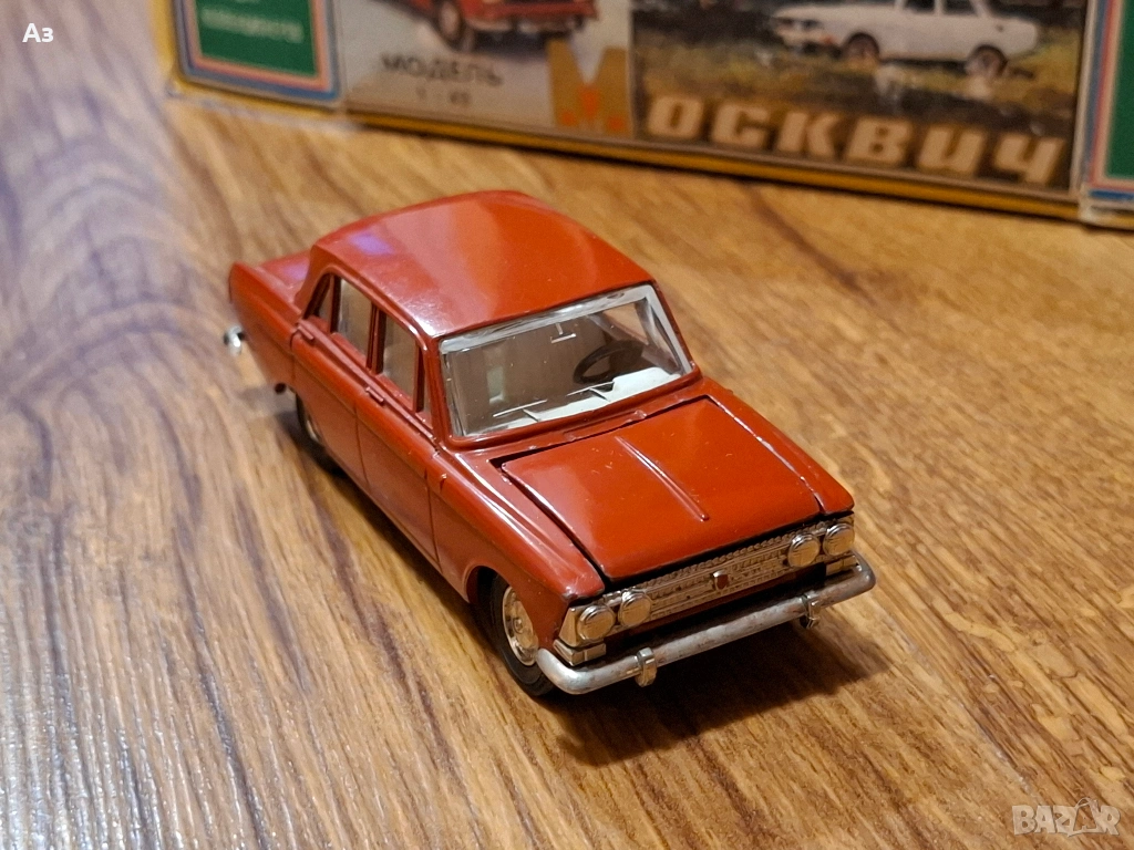 Руски модел Москвич 408 А1 1:43 Сделано в СССР стара играчка USSR, снимка 1