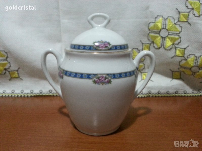 Френски порцелан лимож захарница , снимка 1