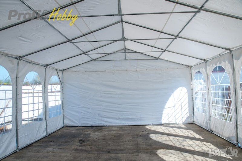 Професионална шатра 5x10 м XXL, огнеустойчив PVC брезент 550 гр/м2, снимка 1