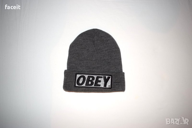 OBEY - Страхотна 100% ориг. зимна шапка / Обей / USA / America, снимка 1