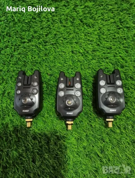 Комплект безжични водоустойчиви сигнализатори 3бр с батерии и куфар Osako, снимка 1