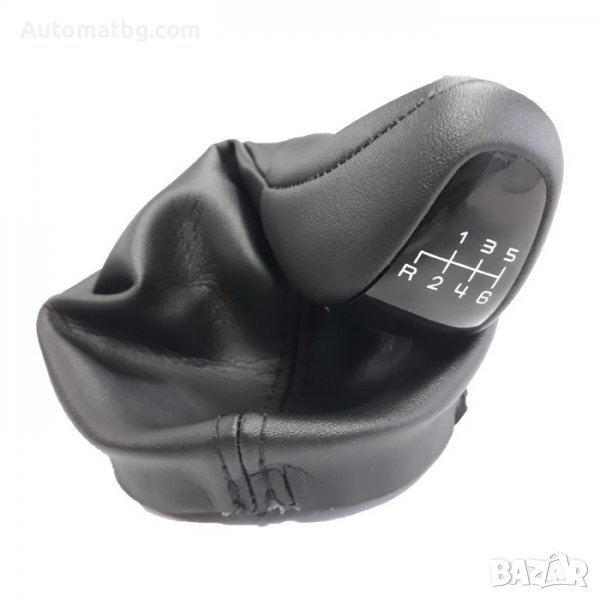 Топка с маншон за скоростен лост Automat, За Mercedes W203, 6 скорости, Черен, снимка 1