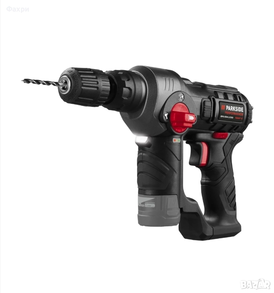 Акумулаторен перфоратор Parkside performance PBHAP 12v, снимка 1