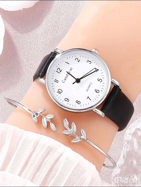 Дамски часовник с гривна , снимка 1