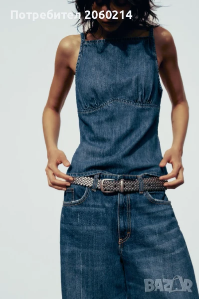 Ново Топ от деним на Zara, снимка 1