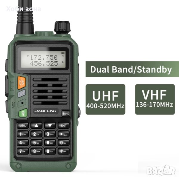 Радиостанция Baofeng UV-S9 PLUS - 10W, снимка 1