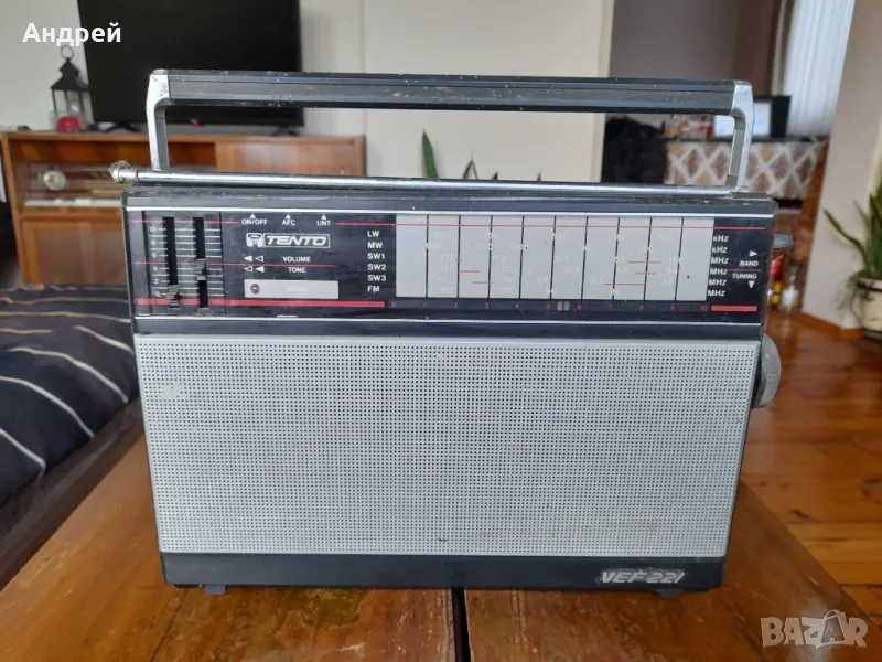 Старо радио,радиоприемник ВЕФ,VEF 221, снимка 1