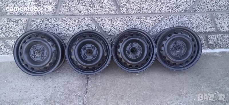 Продавам железни джанти 15-цолови , снимка 1