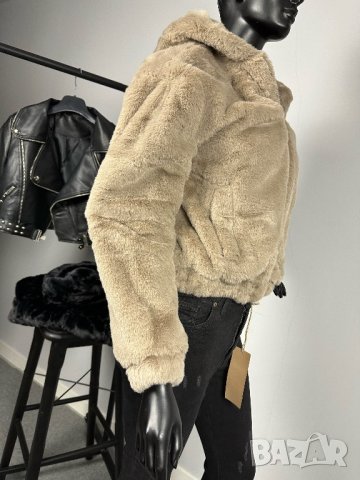 Дамско пухено яке два цвята , снимка 8 - Якета - 43318092