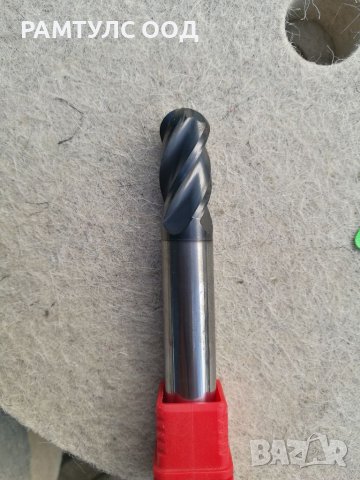 Радиусни твърдосплавни фрези R със 4,пера 45-HRC