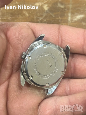 Рядък мъжки механичен часовник Glycine, снимка 4 - Мъжки - 51984290