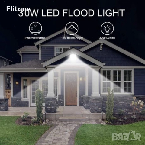 S L I M LED прожектор 30W/50W СУПЕР ВИСОКО КАЧЕСТВО