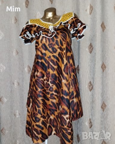 L/XL Рокля тигров принт за парти / Хелуин  /, снимка 4 - Рокли - 43358409