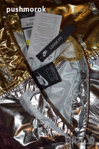 NIKE NSW Metallic Jacket Gold / Silver Sz S, снимка 7 - Суичъри - 32570062