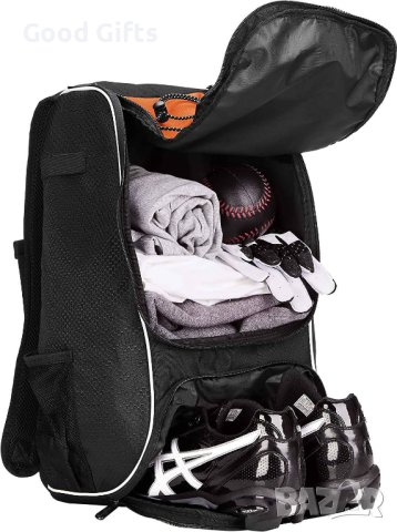 Спортна РАНИЦА AMAZON FINA, ЧЕРНА С ОРАНЖЕВО, снимка 6 - Раници - 43057255