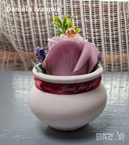 Сапунени рози, снимка 6 - Изкуствени цветя - 38183779