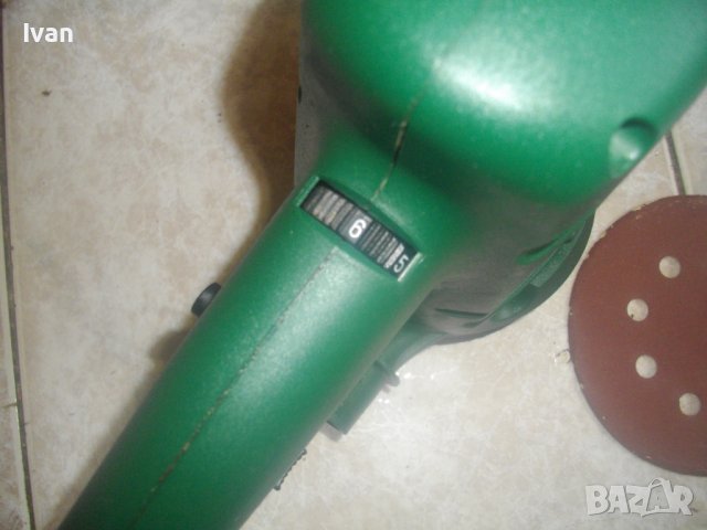 Made in Switzerland-BOSCH PEX400-Швейцарски Кръгъл Ексцентър Виброшлайф-Почти Нов-400 Вата/ф125мм, снимка 12 - Други инструменти - 43526244