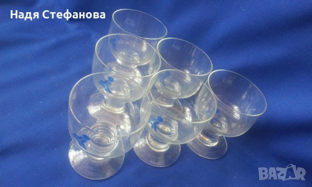 Ретро чаши за концентрат с лого от преди 1989 г, снимка 7 - Антикварни и старинни предмети - 37978575