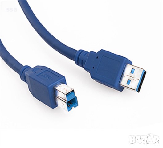 VCOM Кабел USB 3.0 AM / BM -1.5m - CU301.1.5m
