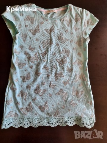 блузки за момиче, ръст 110/116, 6 бр-20лв общо, снимка 5 - Детски тениски и потници - 36810320