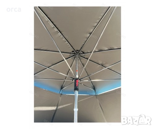 Чадър Osako UV защита 2.40 и 2.60 м за риболов, къмпинг и плаж, снимка 3 - Такъми - 51541511