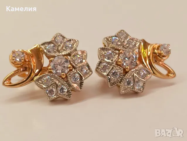 Руско злато , снимка 2 - Обеци - 49587046