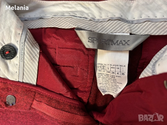 Куп от 3 панталона- Sportmax и Benetton, за дама EU 34, снимка 5 - Панталони - 52070718