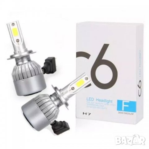 Автомобилни LED диодни крушки - комплект модел Н 7, снимка 1