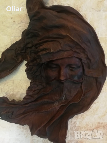 Много впечатляваща маска - Глава на бедуин. Естествена кожа. , снимка 2 - Пана - 44866423