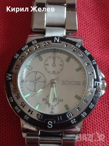 Модерен дизайн мъжки часовник SINOBI много красив стилен 41741, снимка 4 - Мъжки - 43785803
