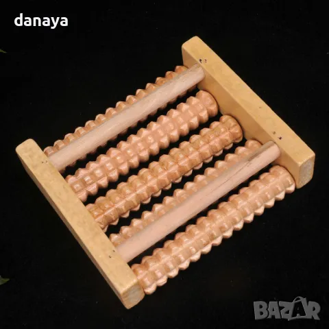 5775 Дървен масажор за крака единичен, снимка 5 - Масажори - 49303408